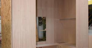 Cabina Armadio in Legno su misura Artigianale 
